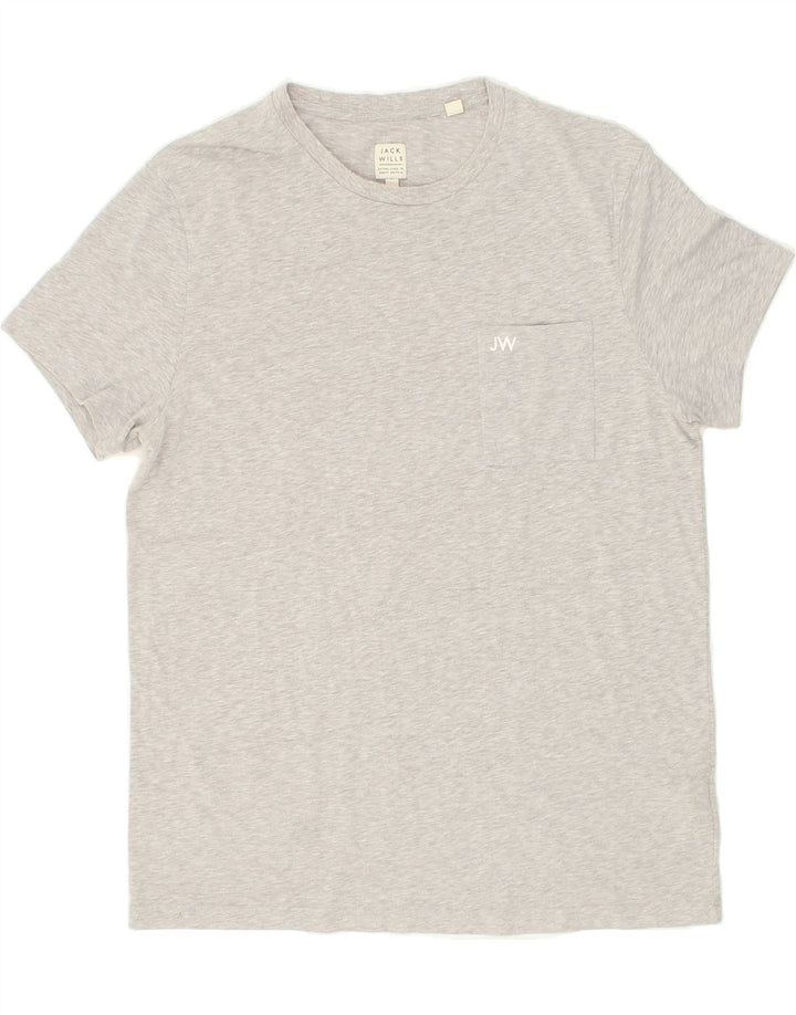 JACK WILLS Mens T-Shirt Top XL Grey Cotton Vintage Jack Wills and Second-Hand Jack Wills from Messina Hembry 