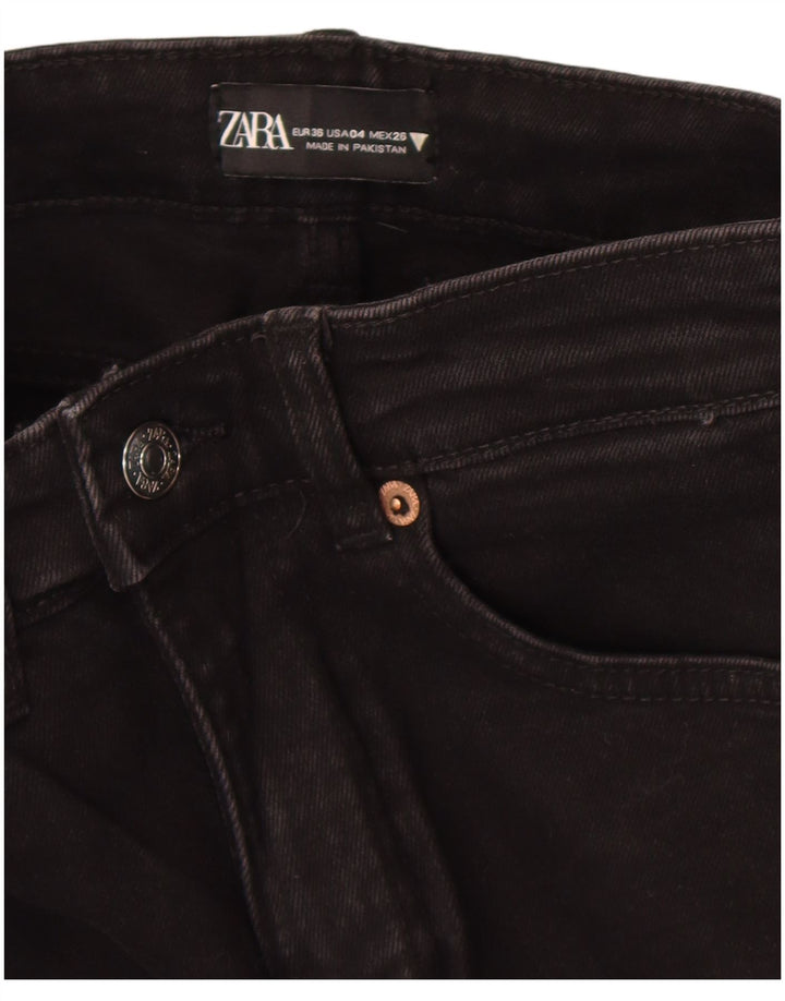 Zara Womens Bootcut Jeans EU 36 XS W26 L25 Black
