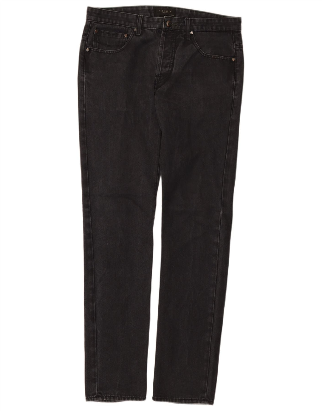 Ted Baker Womens Slim Jeans W30 L31 Black Cotton