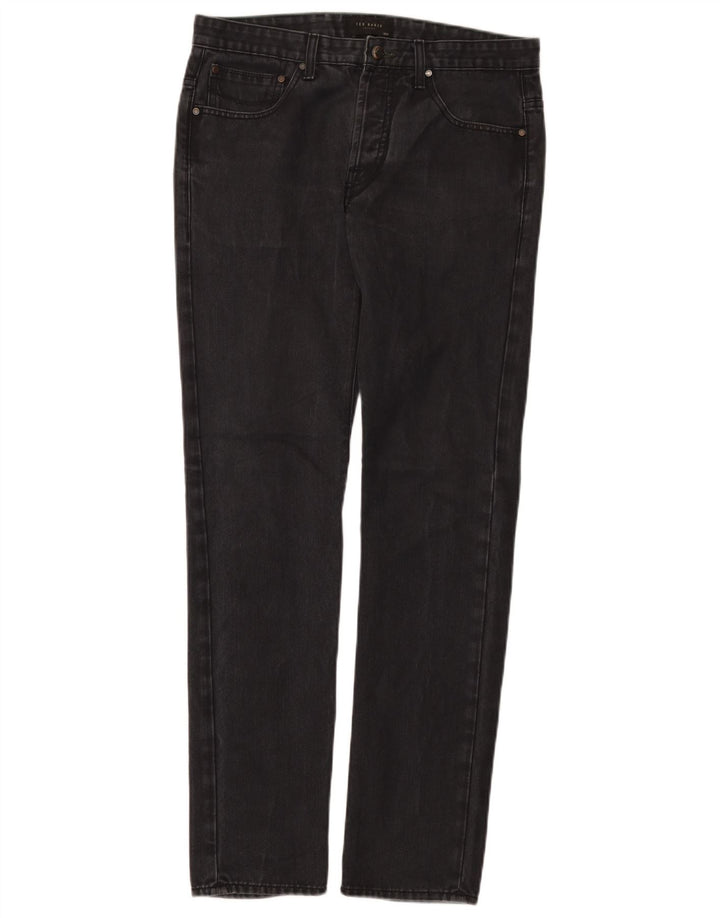 Ted Baker Womens Slim Jeans W30 L31 Black Cotton