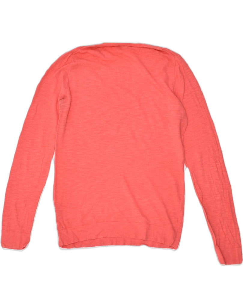 J. CREW Mens Crew Neck Jumper Sweater Small Pink Cotton | Vintage J. Crew | Thrift | Second-Hand J. Crew | Used Clothing | Messina Hembry 