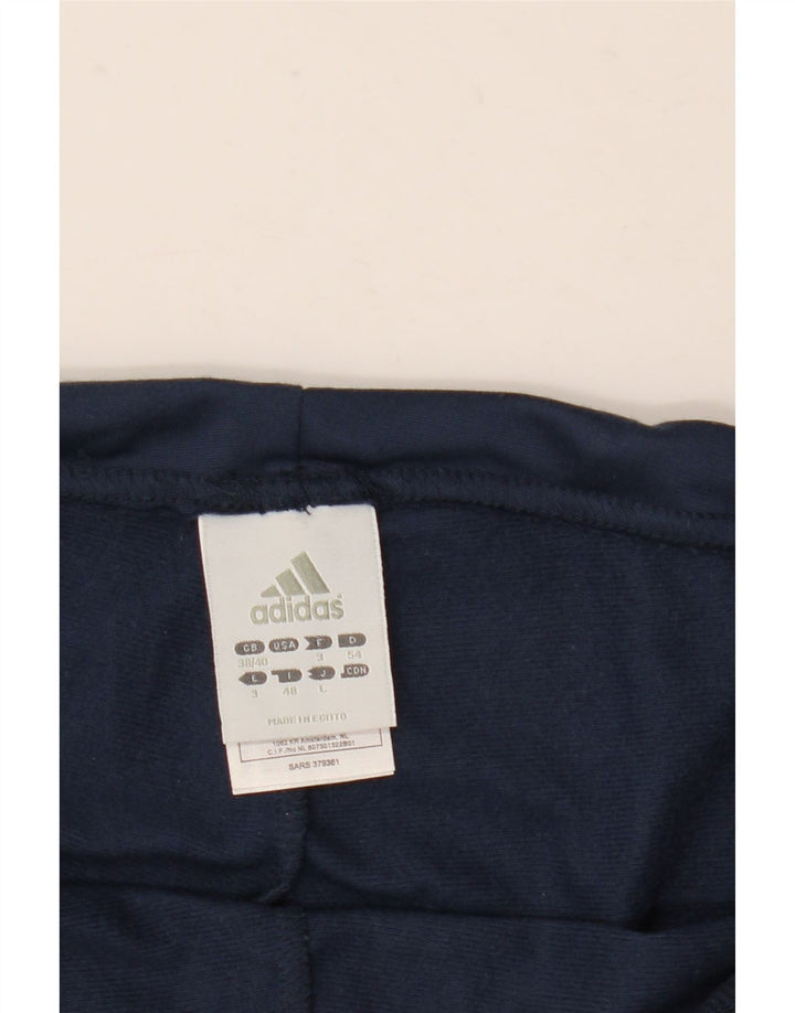 Adidas Mens Tracksuit Trousers Large Navy Blue Polyester