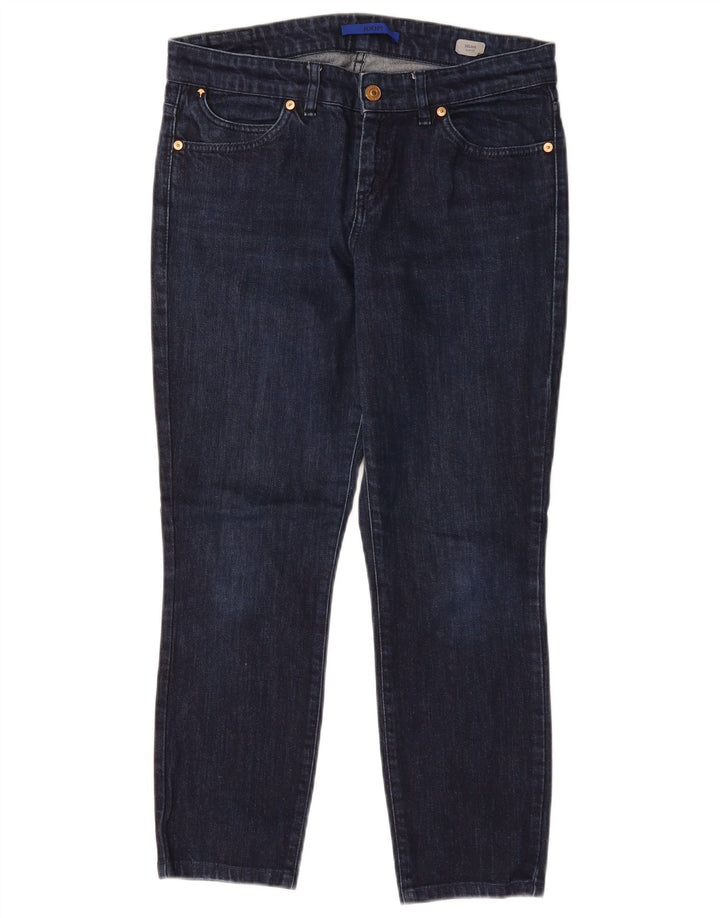 JOOP Womens Selma Slim Fit Cropped Jeans W29 L25 Navy Blue Cotton