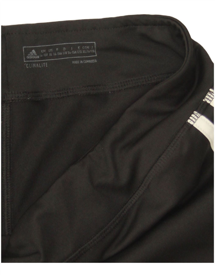 Adidas Girls Climalite Leggings 14-15 Years  Black Polyester