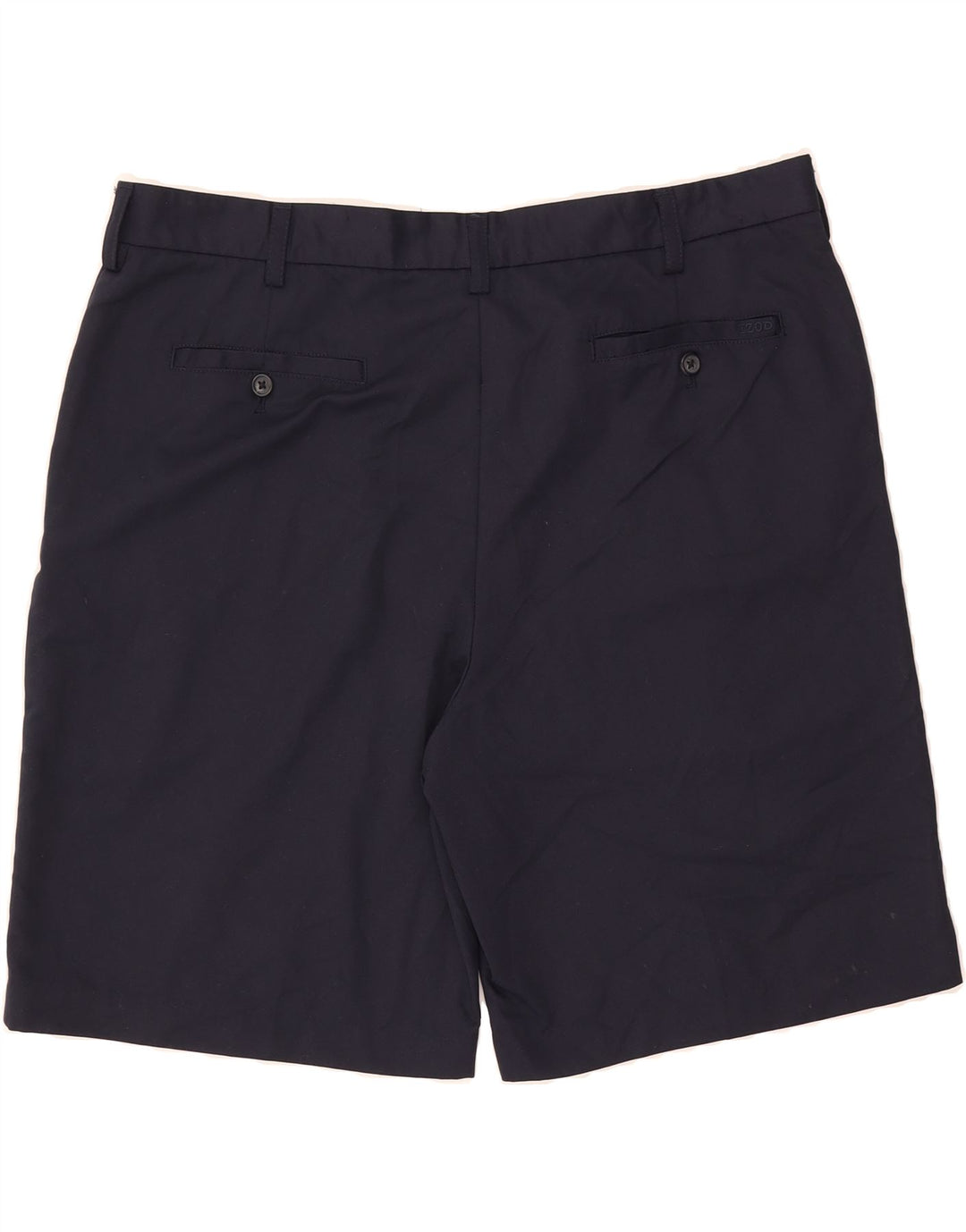 IZOD Mens Chino Shorts W40 XL Navy Blue Polyester Vintage Izod and Second-Hand Izod from Messina Hembry 