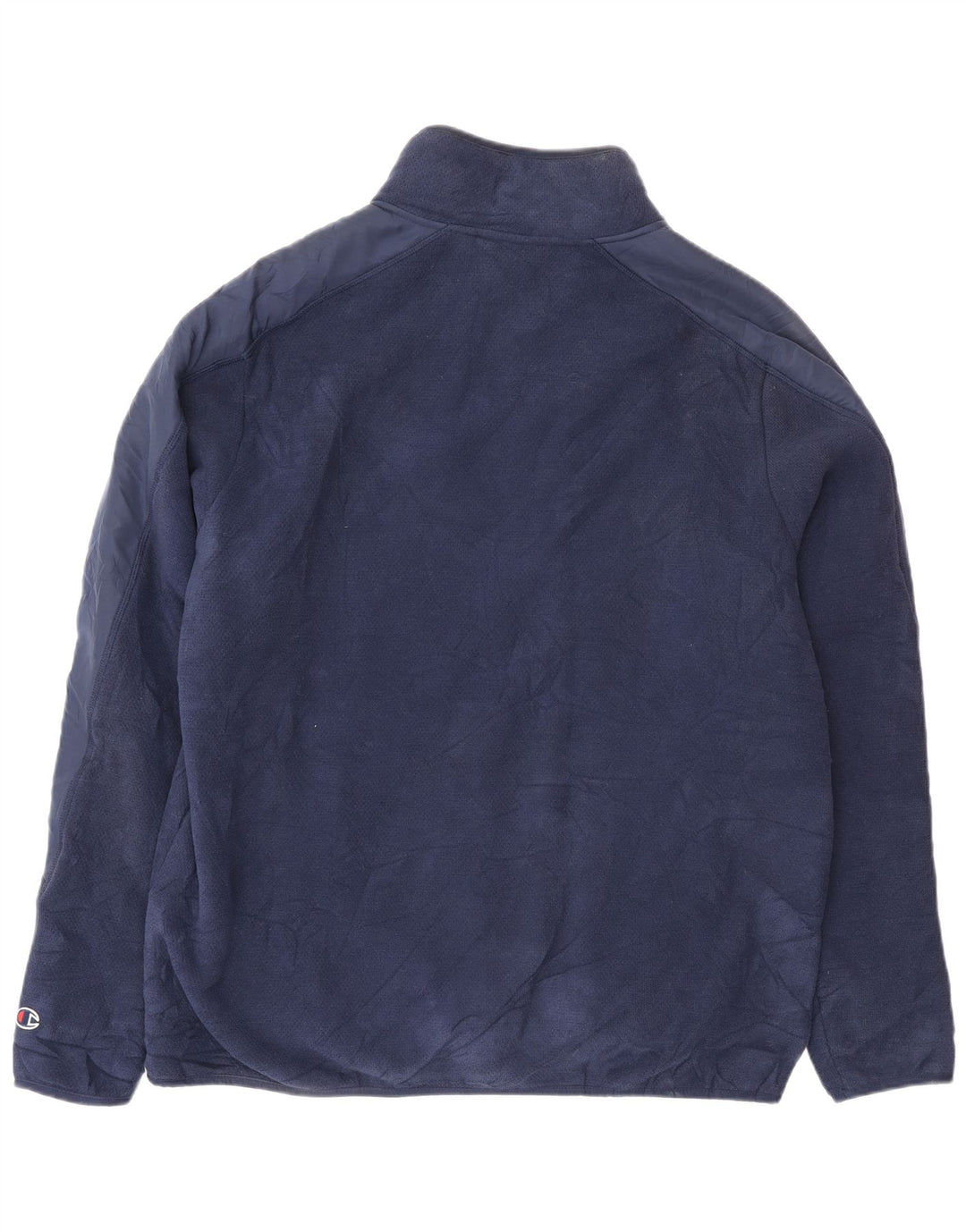 Champion Mens Sherpa Jacket UK 42 XL Navy Blue Polyester