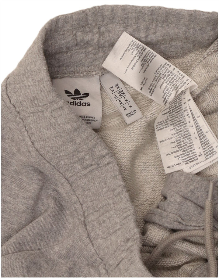 Adidas Mens Tracksuit Trousers Joggers Medium  Grey Cotton