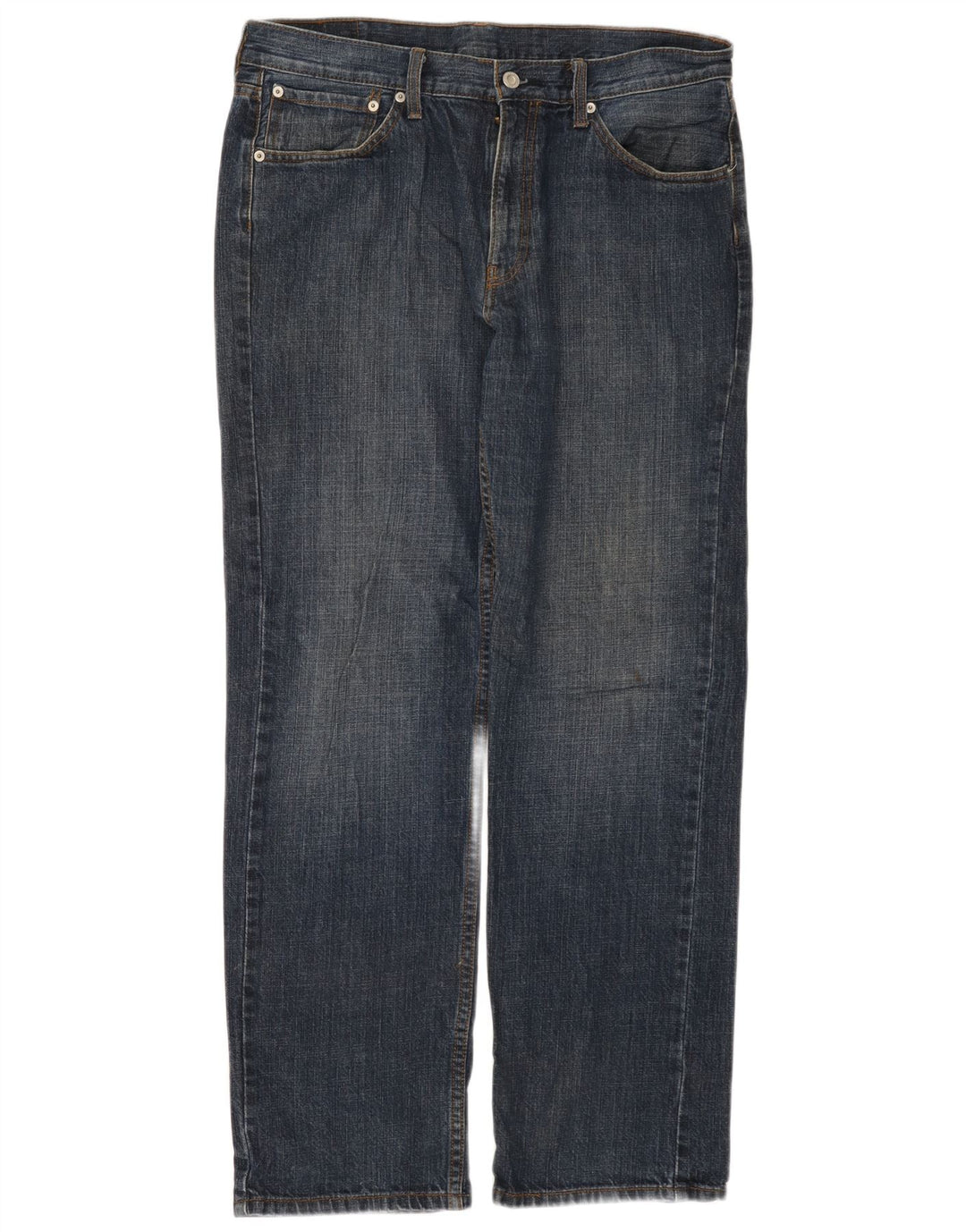 Levi's Mens 751 Straight Jeans W36 L32 Blue Cotton
