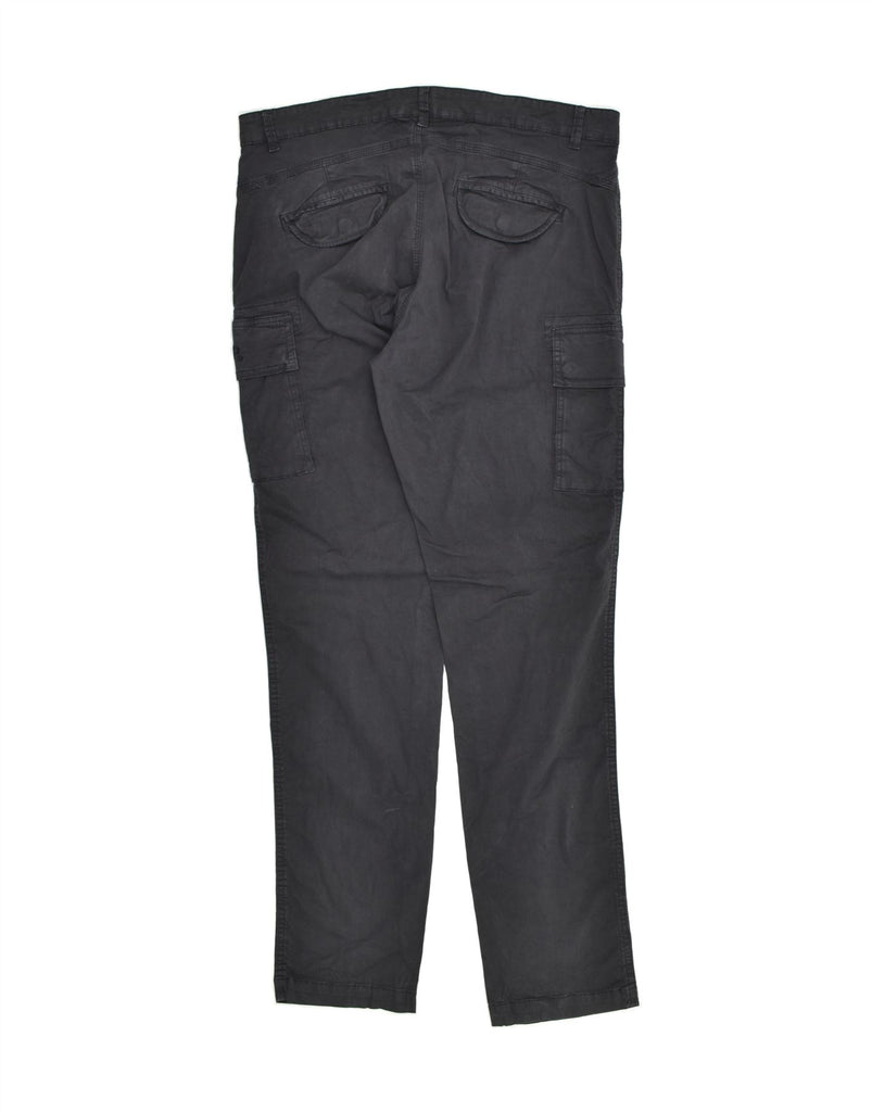 JEEP Mens Slim Cargo Trousers IT 52 XL W36 L33 Navy Blue Cotton | Vintage Jeep | Thrift | Second-Hand Jeep | Used Clothing | Messina Hembry 