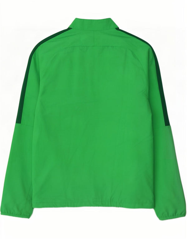 Nike Mens Dri Fit Tracksuit Top Jacket 2XL Green Colourblock Polyester