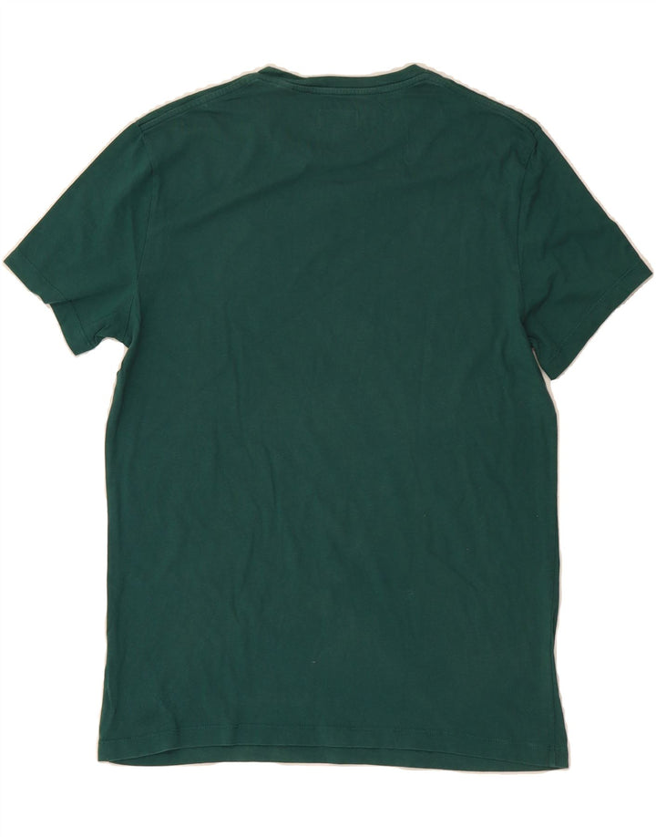 JACK WILLS Mens Graphic T-Shirt Top Small Green Cotton Vintage Jack Wills and Second-Hand Jack Wills from Messina Hembry 