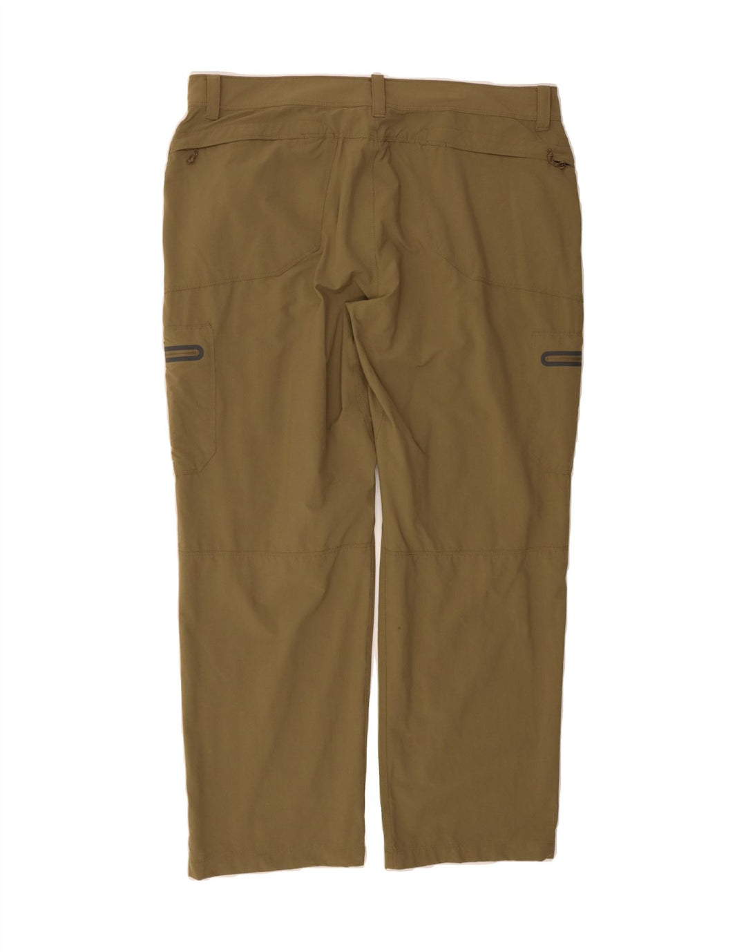 L.L.BEAN Womens Straight Cargo Trousers W38 L30 Khaki Nylon Vintage L.L.Bean and Second-Hand L.L.Bean from Messina Hembry 
