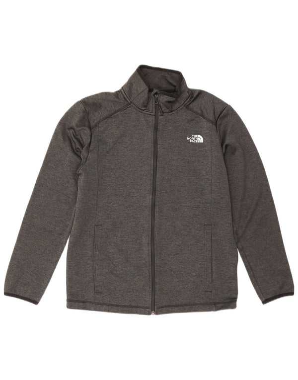 The North Face Mens Tracksuit Top Jacket Medium Grey Flecked Polyester
