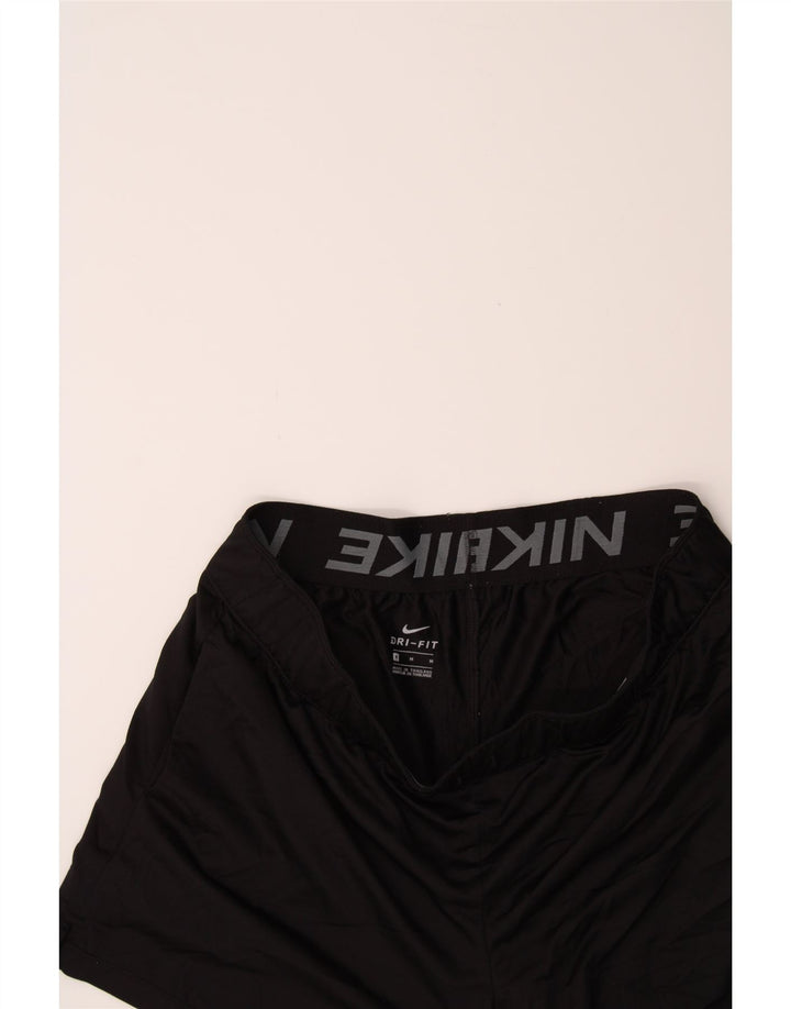 NIKE Womens Dri Fit Sport Shorts UK 14 Medium  Black Polyester Vintage Nike and Second-Hand Nike from Messina Hembry 