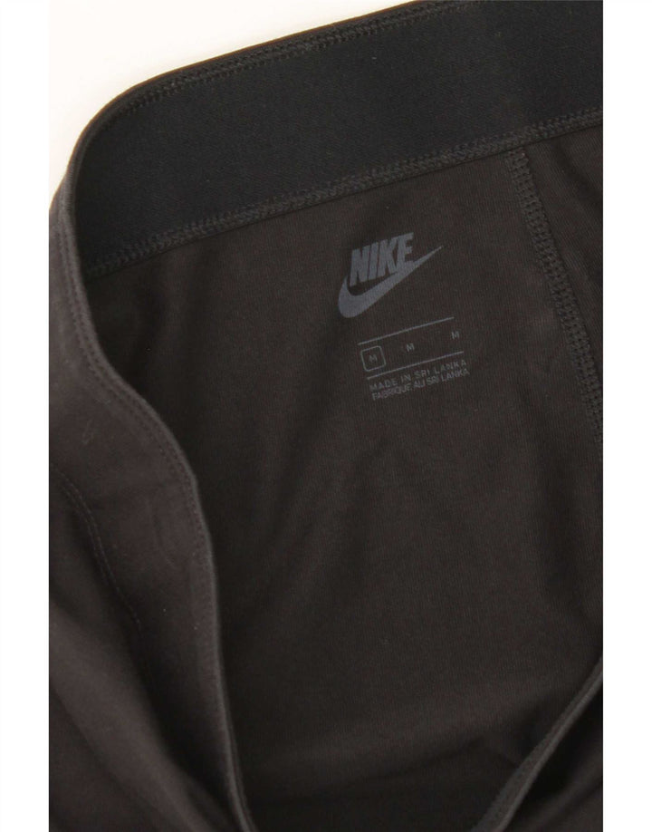 Nike Womens Graphic Leggings UK 12 Medium Black