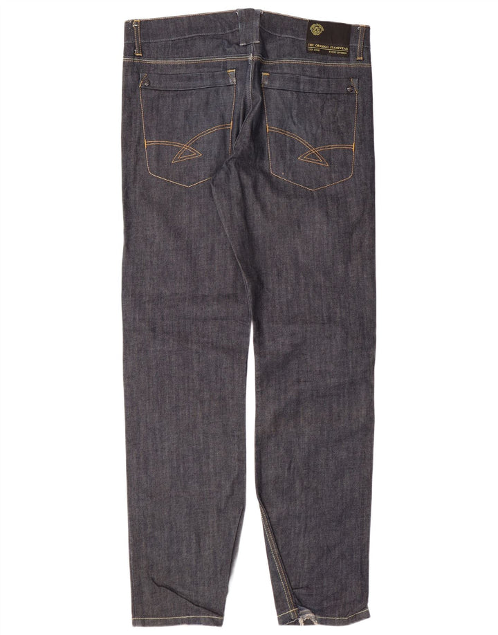 ZARA Mens Straight Jeans EU 46 XL W36 L33 Navy Blue
