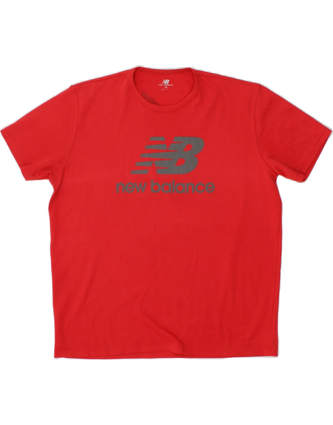 NEW BALANCE Mens Graphic T-Shirt Top XL Red Polyester Vintage New Balance and Second-Hand New Balance from Messina Hembry 