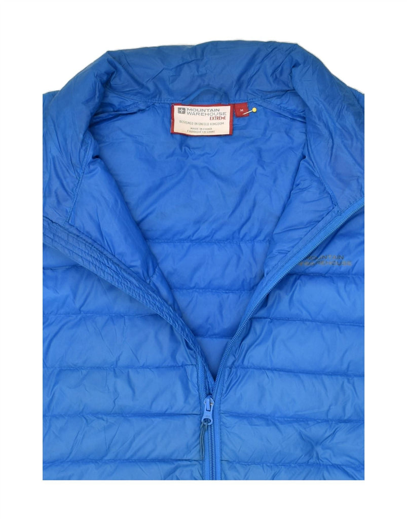 MOUNTAIN WAREHOUSE Mens Padded Jacket UK 38 Medium Blue Nylon | Vintage Mountain Warehouse | Thrift | Second-Hand Mountain Warehouse | Used Clothing | Messina Hembry 