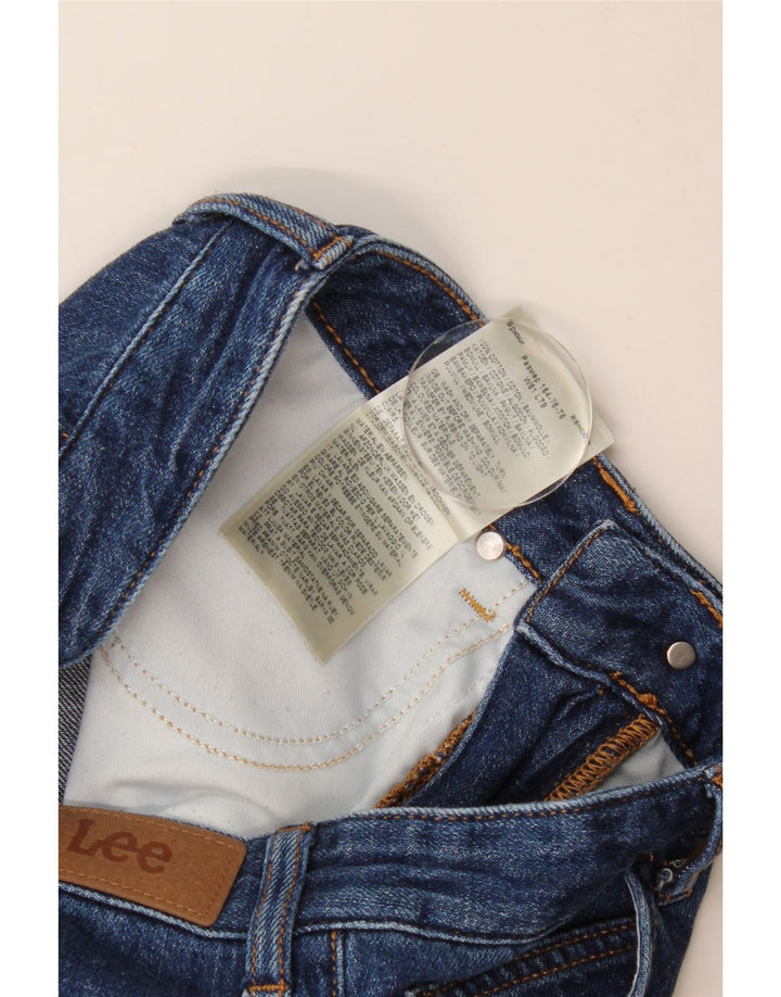 Lee Womens Stella Wide Leg Jeans W24 L25 Blue Cotton