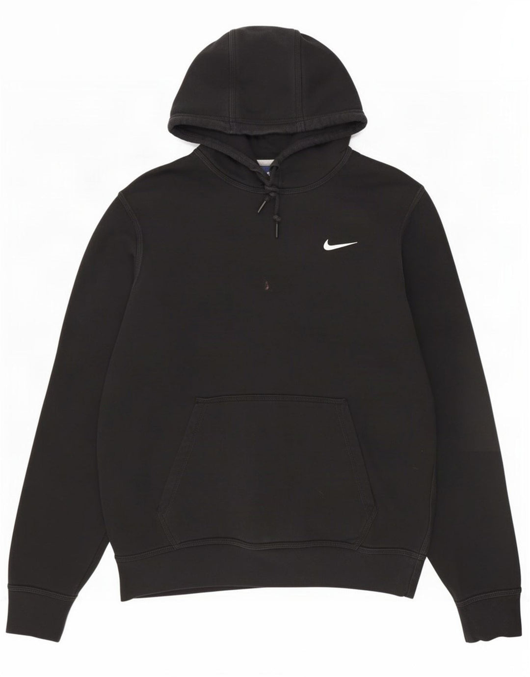 Nike Mens Hoodie Jumper Medium Black Cotton
