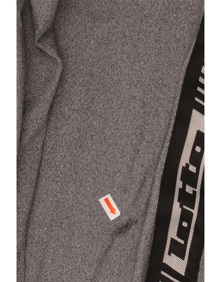 Lotto Mens Graphic Tracksuit Trousers Medium  Grey Colourblock