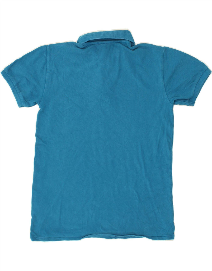 NAPAPIJRI Boys Polo Shirt 11-12 Years Blue Cotton Vintage Napapijri and Second-Hand Napapijri from Messina Hembry 