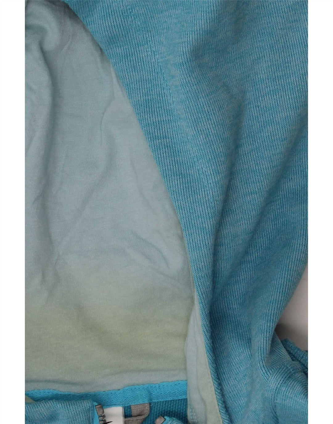 Nike Mens Zip Neck Hoodie Jumper XL Blue Polyester