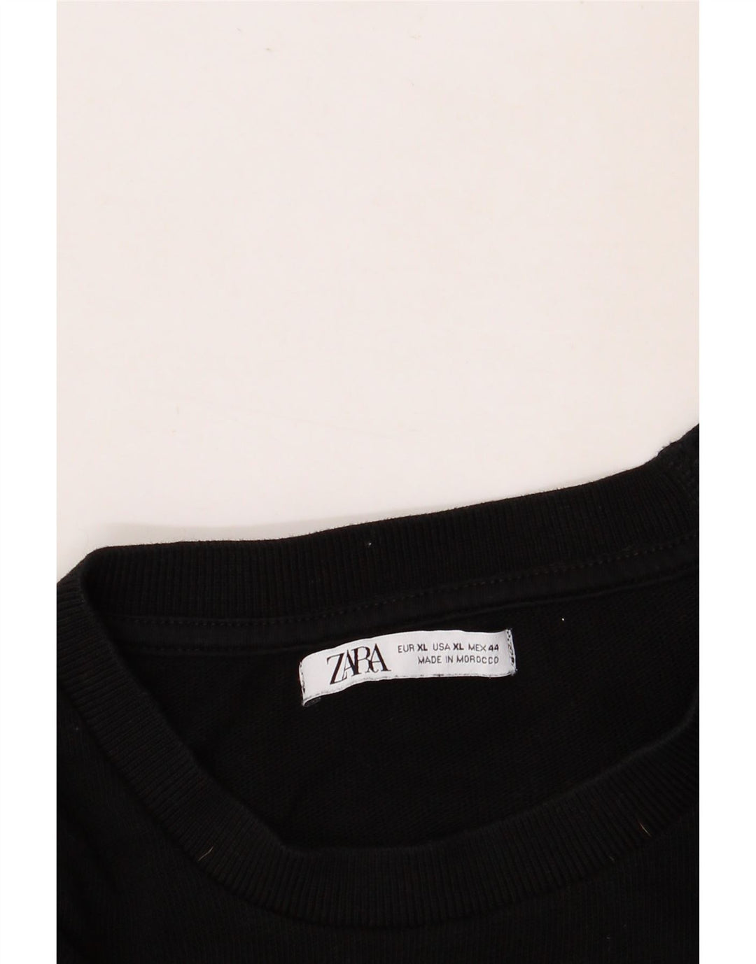 ZARA Mens T-Shirt Top XL Black
