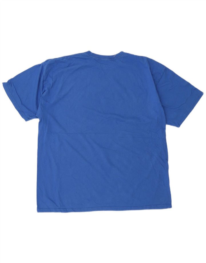 Hurley Mens Graphic T-Shirt Top XL Blue Cotton
