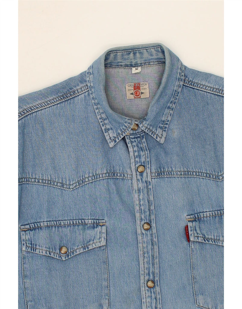 CASA BLANCA Mens Denim Shirt Medium Blue Vintage Casa Blanca and Second-Hand Casa Blanca from Messina Hembry 