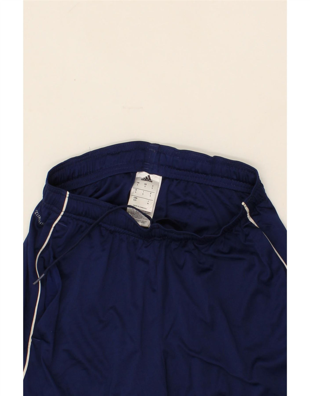 ADIDAS Boys Climalite Sport Shorts 11-12 Years Small Navy Blue Polyester Vintage Adidas and Second-Hand Adidas from Messina Hembry 