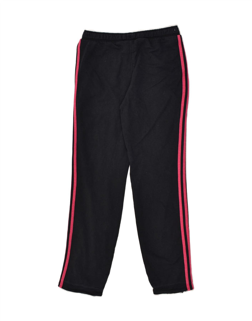 ADIDAS Girls Tracksuit Trousers 13-14 Years Black Cotton | Vintage Adidas | Thrift | Second-Hand Adidas | Used Clothing | Messina Hembry 