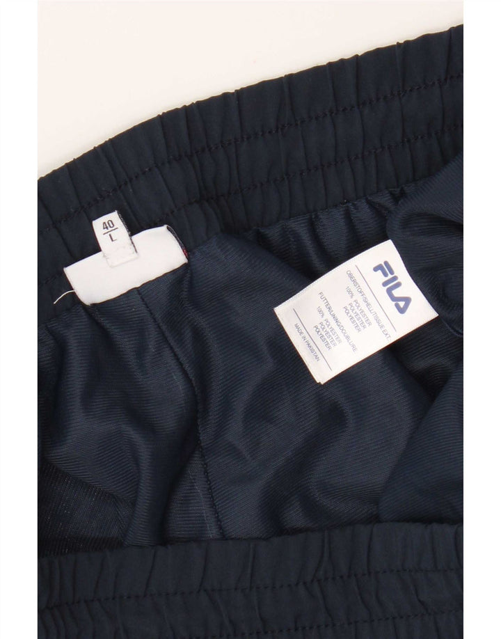 Fila Womens Sport Shorts UK 16 Large Navy Blue Polyester