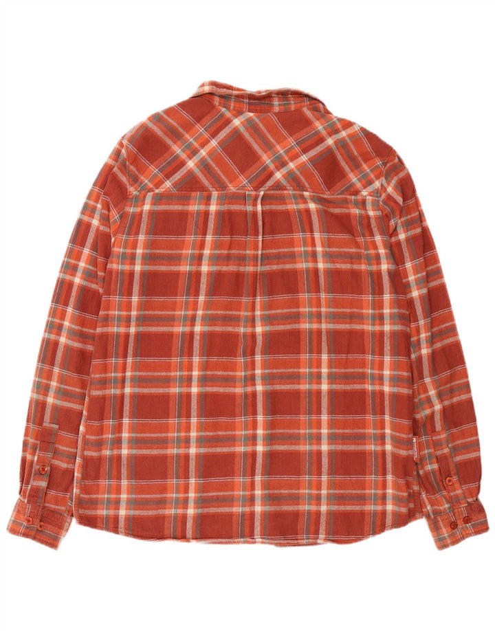 MOUNTAIN WAREHOUSE Mens Flannel Shirt Large Red Check Cotton