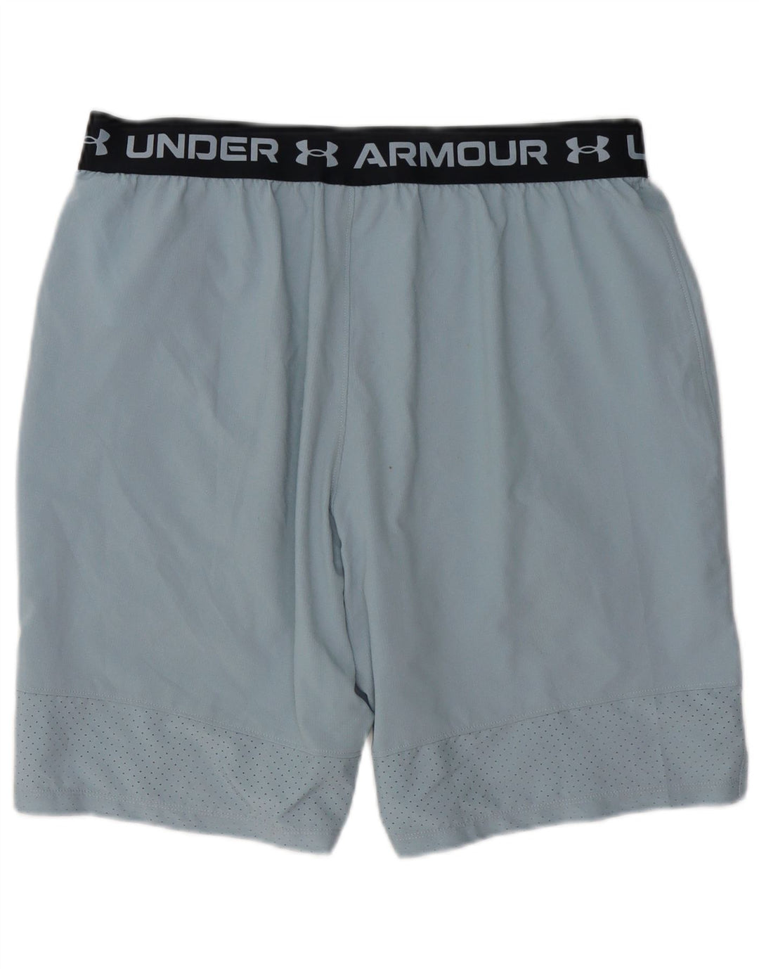 UNDER ARMOUR Mens Graphic Sport Shorts Large  Blue Polyester