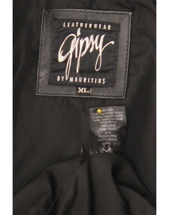 Gipsy by Mauritius Mens 3 Button Blazer Jacket UK 42 XL Black