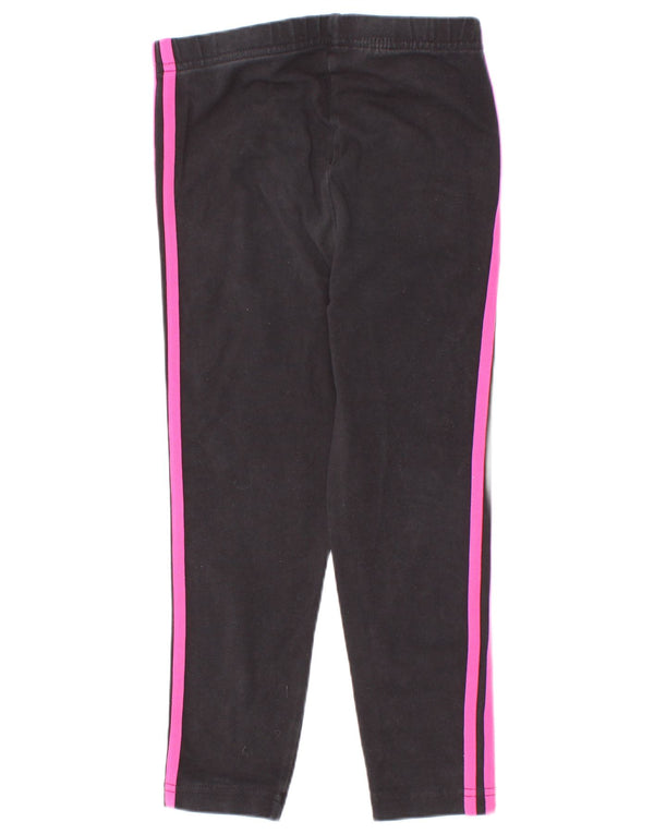 Adidas Girls Leggings 3-4 Years Black Cotton
