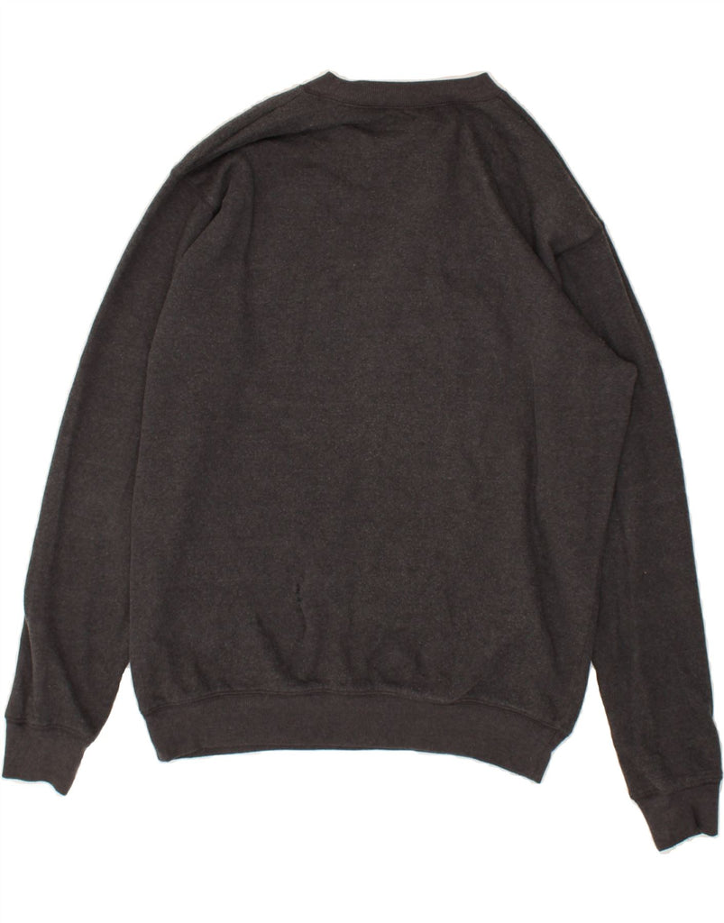 DC Mens Sweatshirt Jumper Medium Grey Cotton | Vintage DC | Thrift | Second-Hand DC | Used Clothing | Messina Hembry 