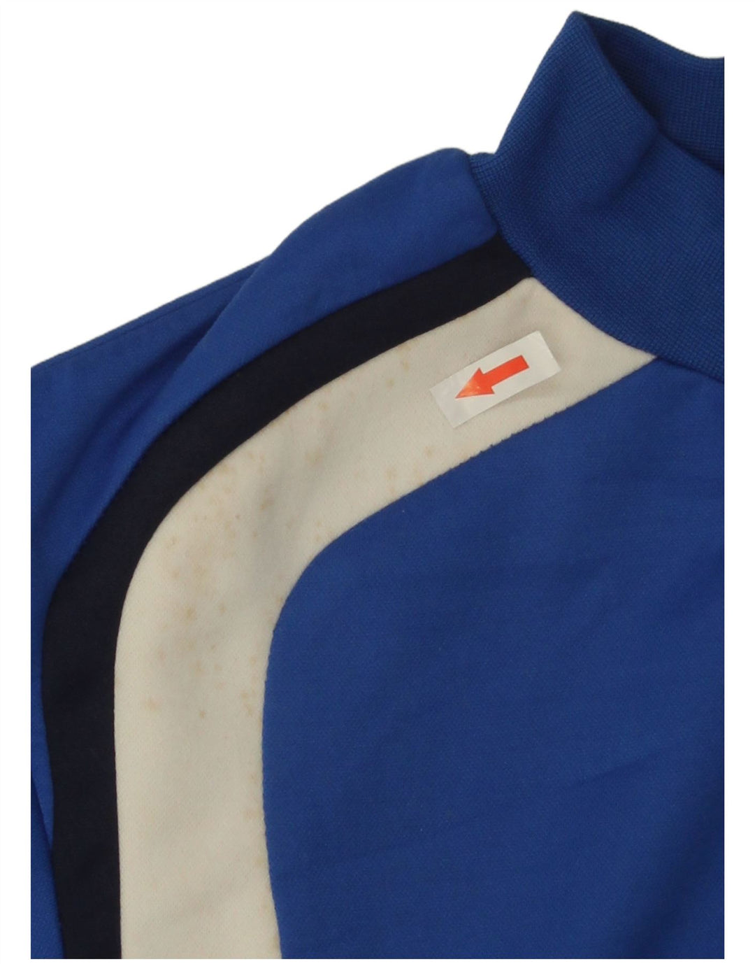 Diadora Mens Sweatshirt Jumper Small Blue Colourblock Polyester