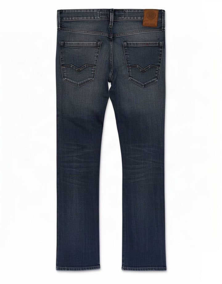 Replay Mens Waitom Straight Jeans W31 L30 Blue Cotton