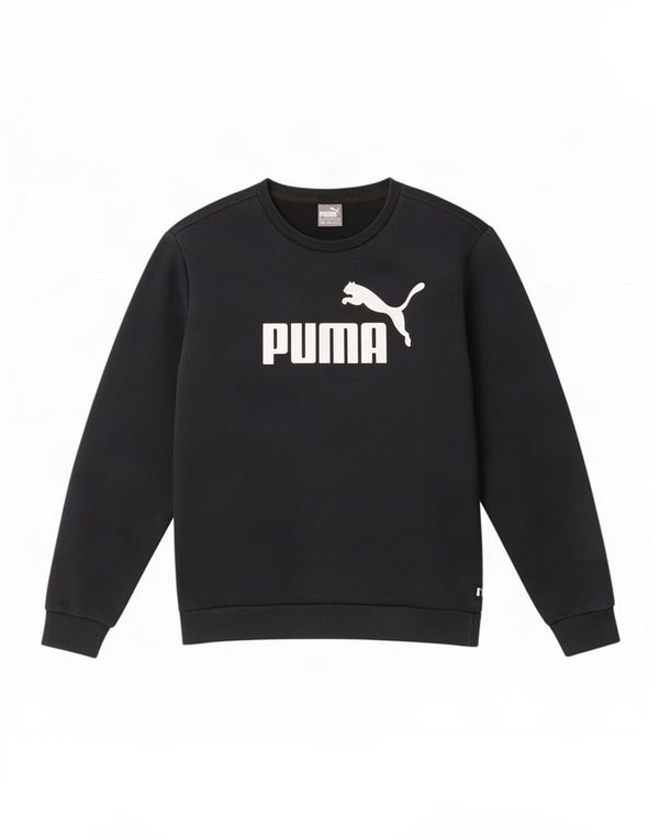 Puma Mens Graphic Sweatshirt Jumper Medium Black Cotton