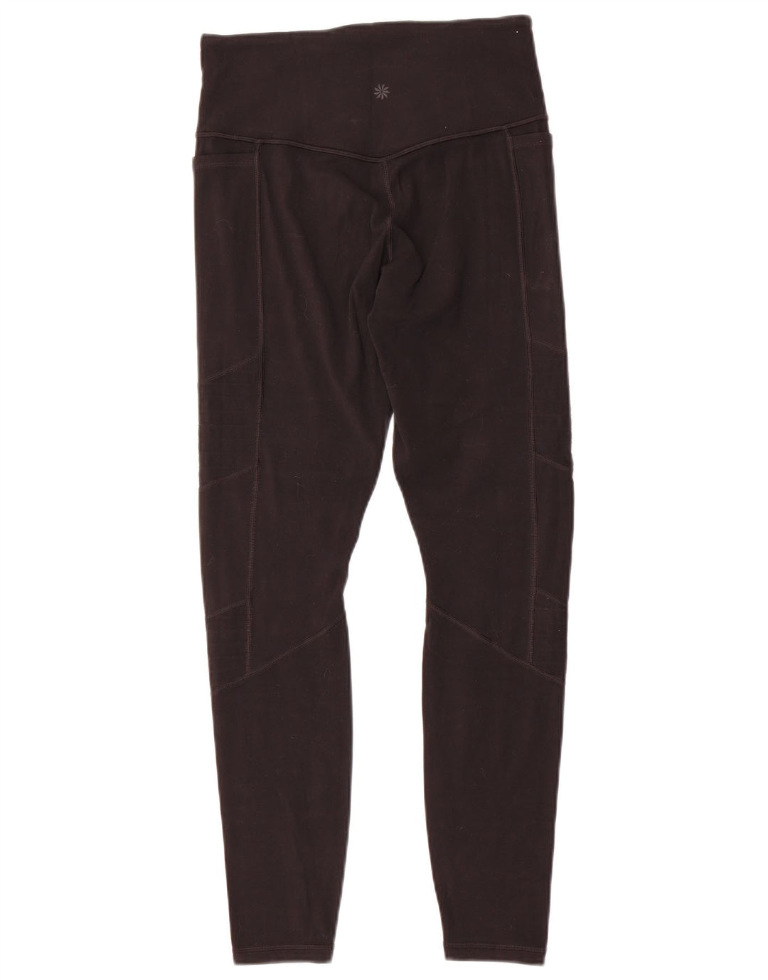 ATHLETA Womens Leggings UK 10 Small  Black Nylon