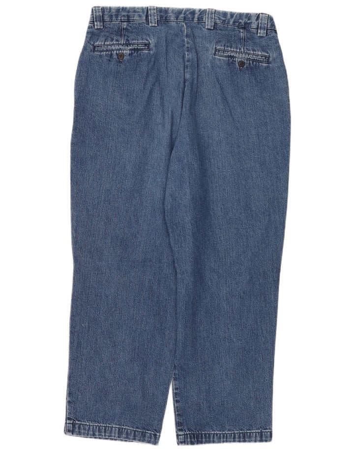 DOCKERS Mens Straight Jeans W36 L29 Blue Cotton