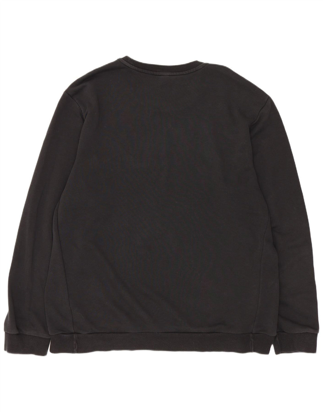 Adidas Mens Graphic Regular Fit Sweatshirt Jumper XL Black Cotton