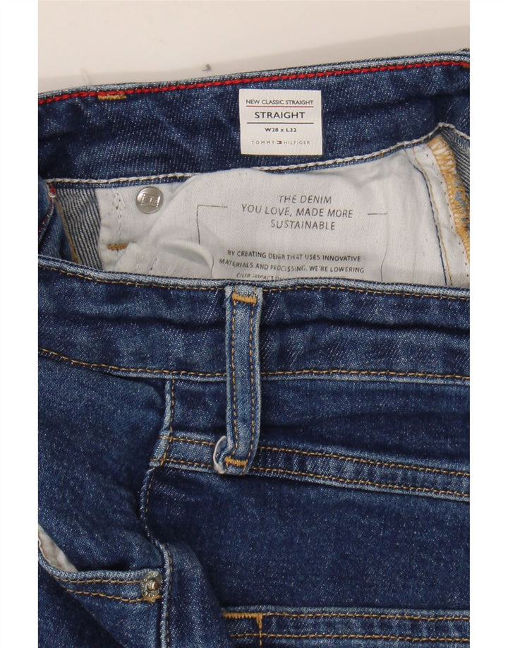 TOMMY HILFIGER Mens Straight Jeans W28 L32 Blue Cotton Vintage Tommy Hilfiger and Second-Hand Tommy Hilfiger from Messina Hembry 
