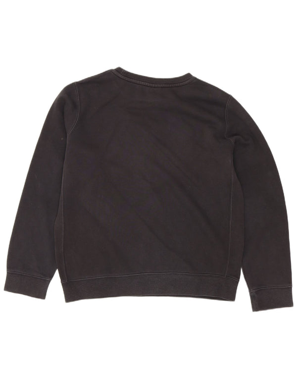 Nike Boys Graphic Sweatshirt Jumper 12-13 Years Large Black Cotton Sports