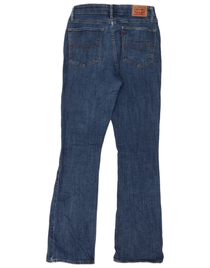 Levi's Womens 725 High Rise Bootcut Jeans W30 L32 Blue Cotton