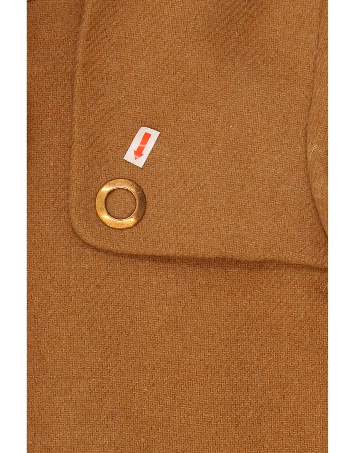 ZARA Womens Bomber Jacket UK 6 XS Brown Wool Vintage Zara and Second-Hand Zara from Messina Hembry 