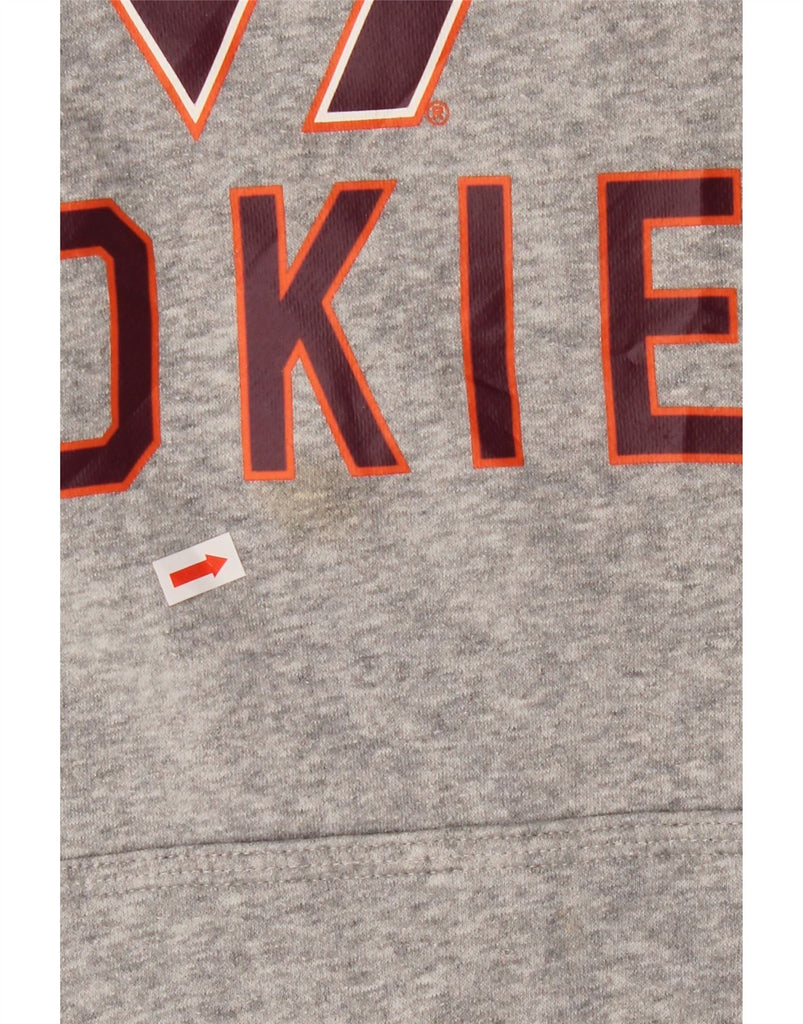 NIKE Mens Virginia Tech Hokies Graphic Hoodie Jumper Large Grey Cotton Vintage Nike and Second-Hand Nike from Messina Hembry 