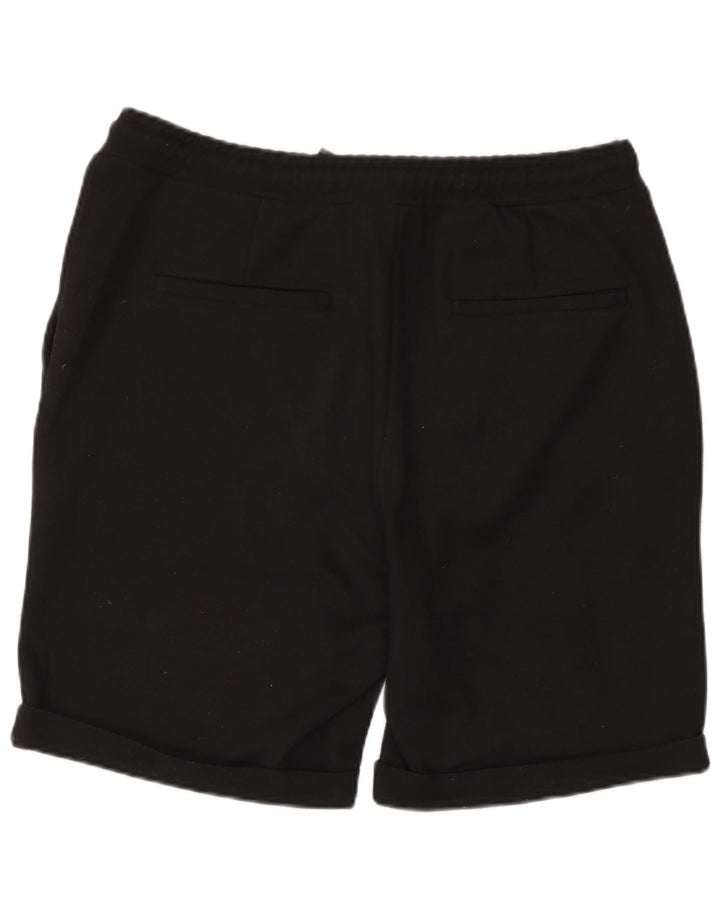 Zara Mens Sport Shorts Large  Black Polyester